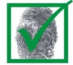 Fingerprint with Check Mark
