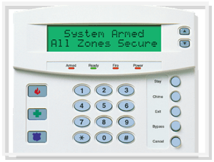 alarm keypad