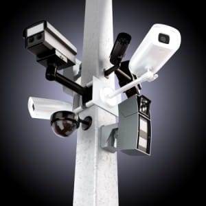 Mounted Video Surveillance Cameras 