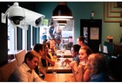 restaurant security camera installation